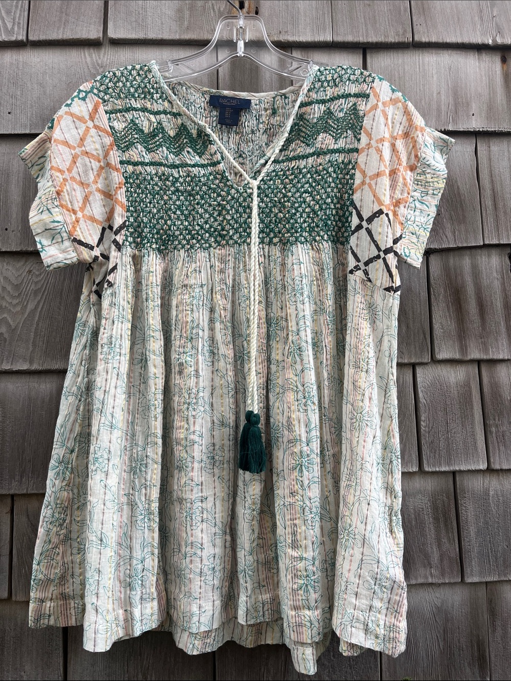 Rachel Roy smocked top S